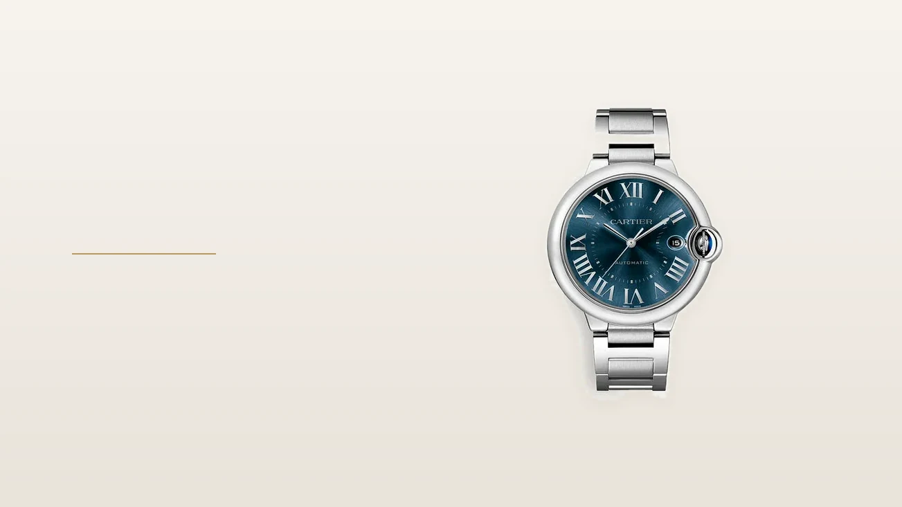 Cartier Ballon Bleu featured watch